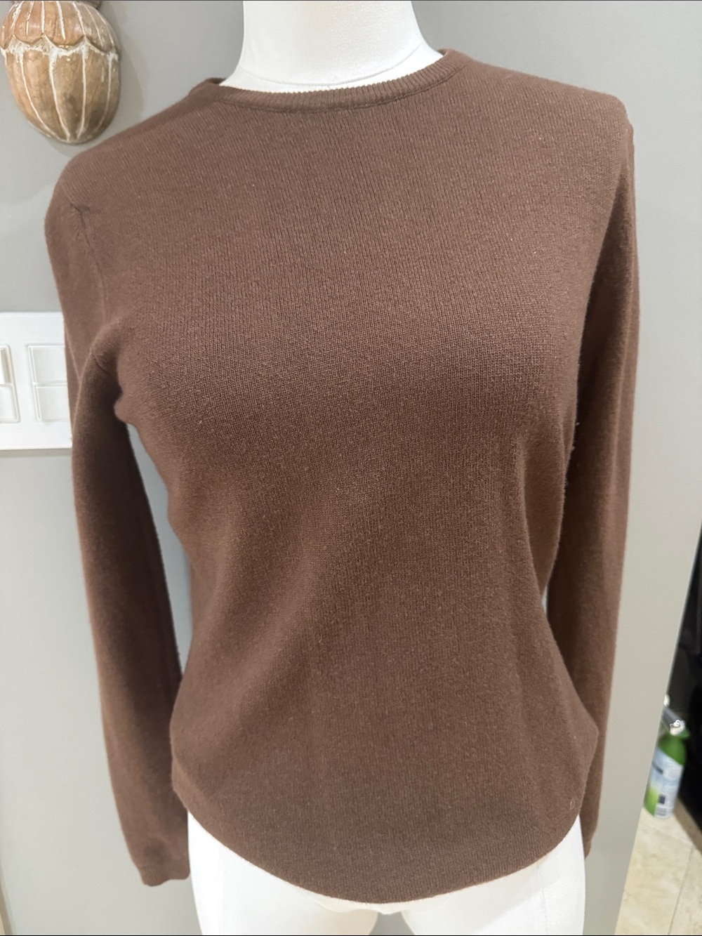 United Colors Of Benetton Brown Crewneck Sweater